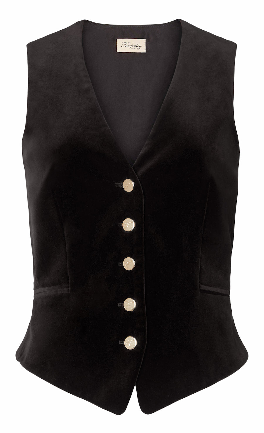 Velvet hot sale waistcoat black