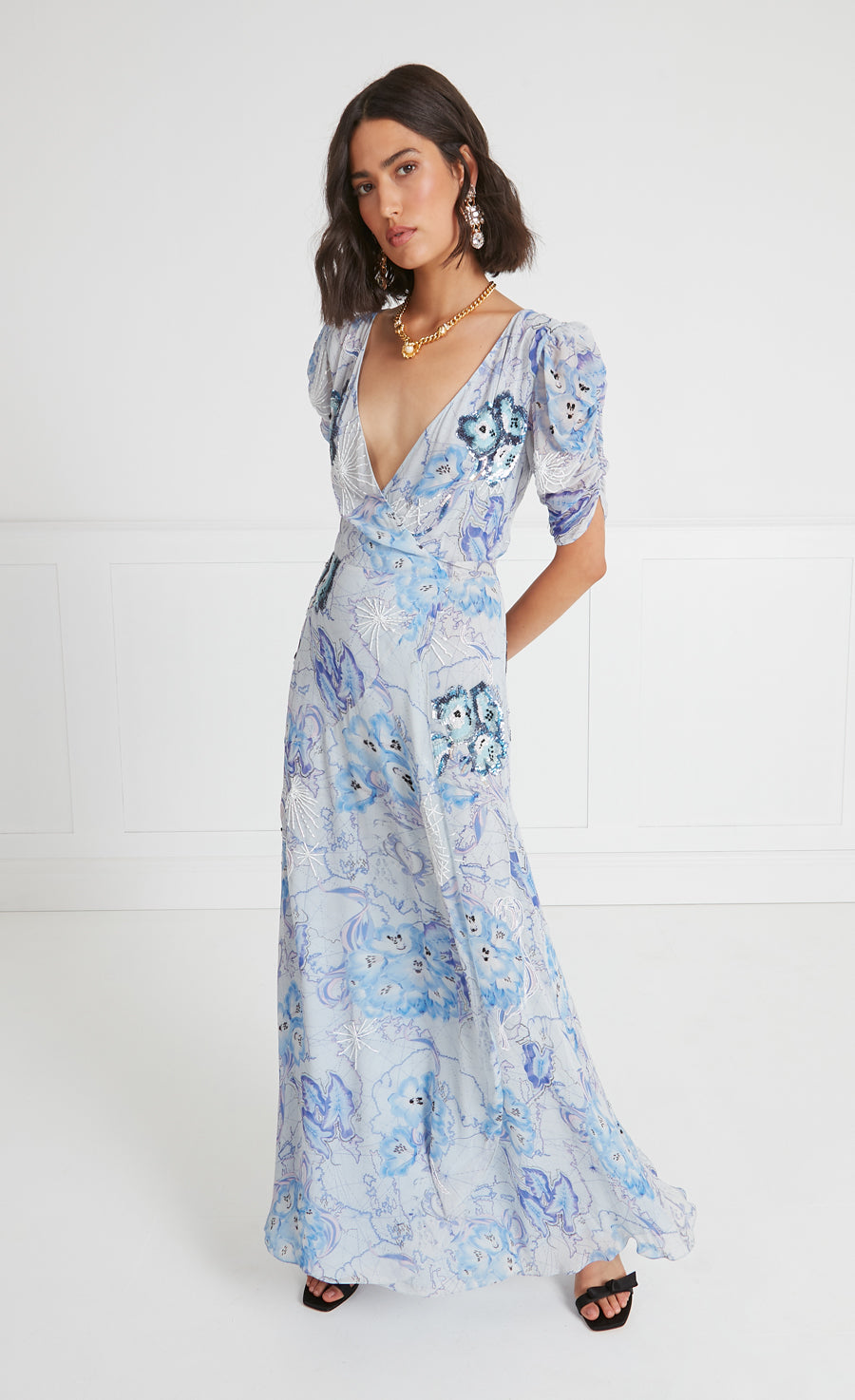 Evening wrap dress clearance uk