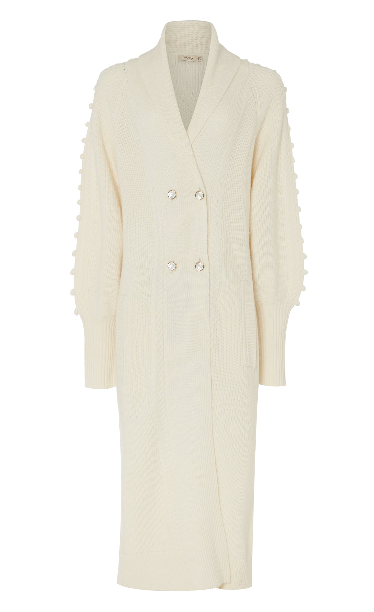 Chrissie Knit Coat - Cream