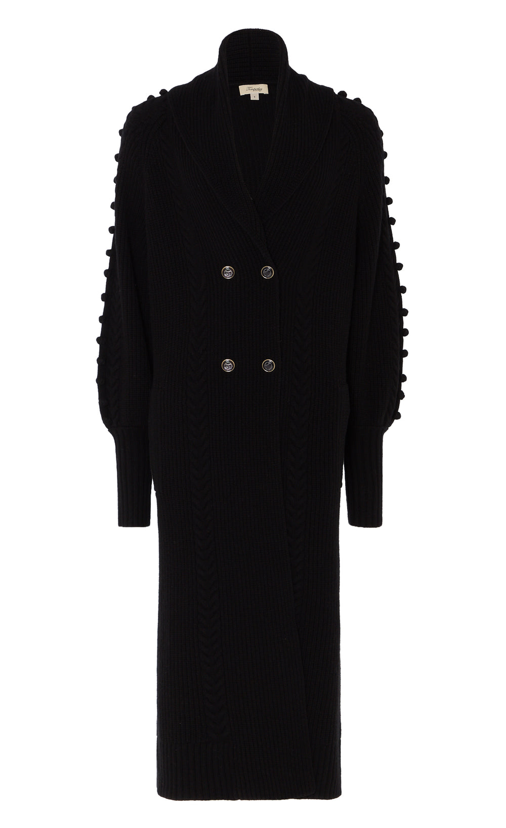 Chrissie Knit Coat - Black