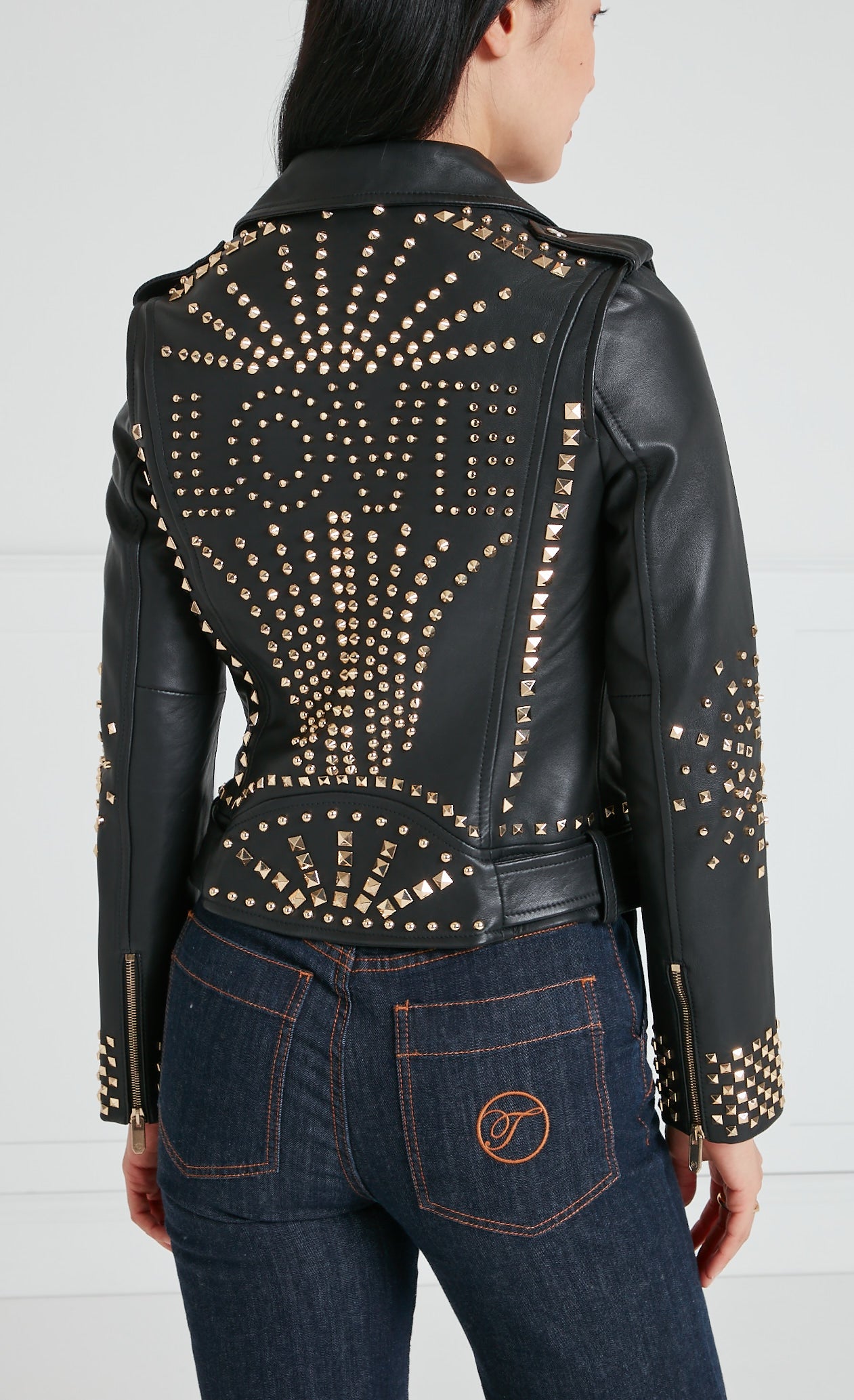 Samara Studded Jacket - Black