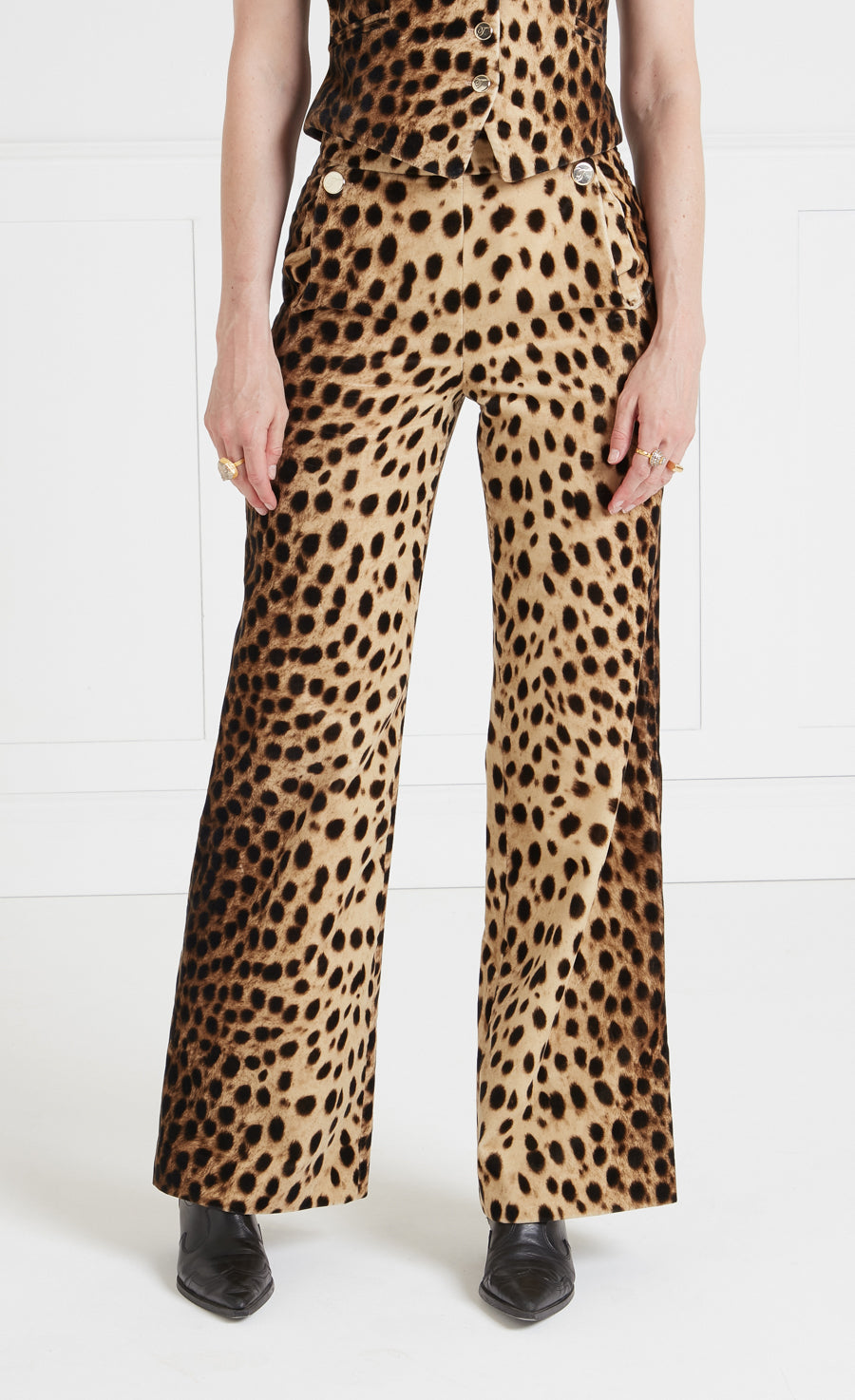 Nemera Trousers - Leopard Print