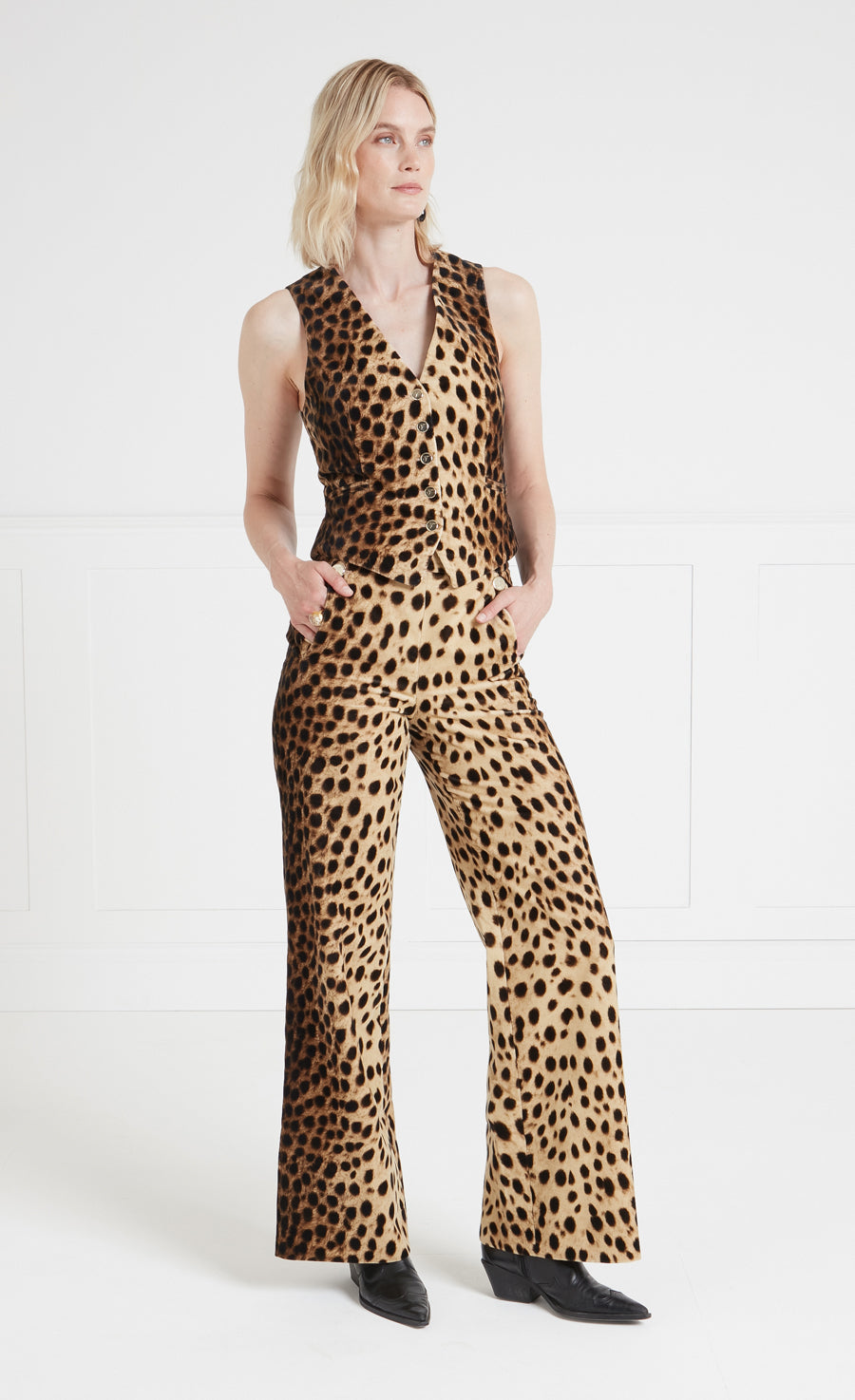 Nemera Trousers - Leopard Print