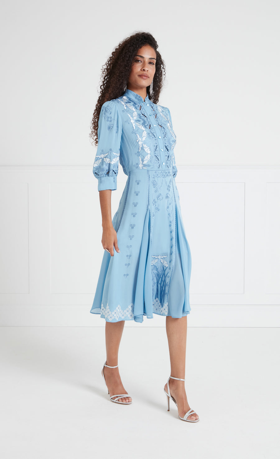 Daphne Dress - Wedgewood Blue