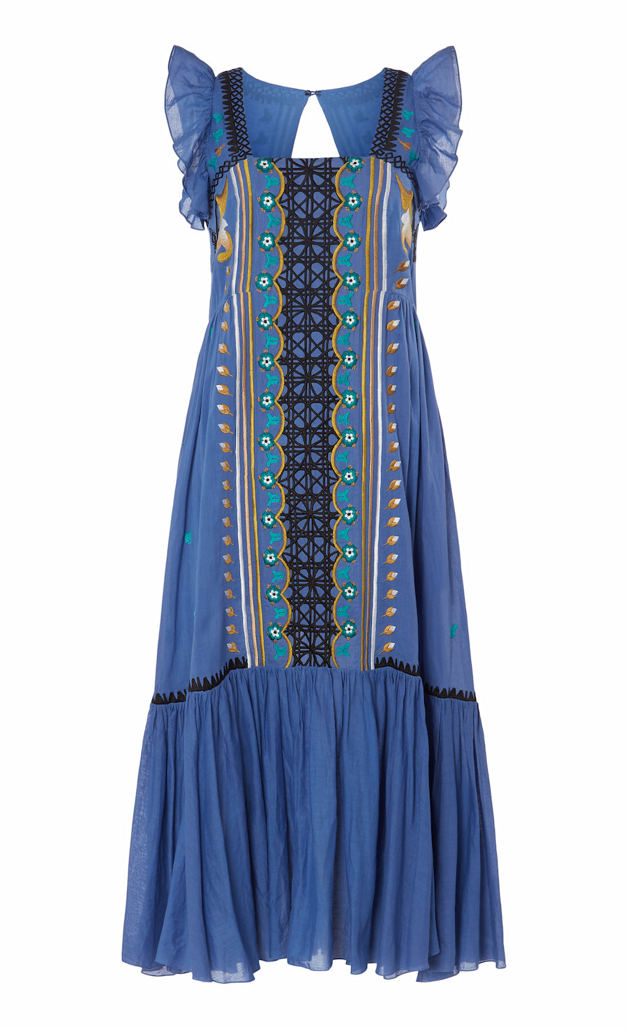 Florentine Dress - Dazzling Blue