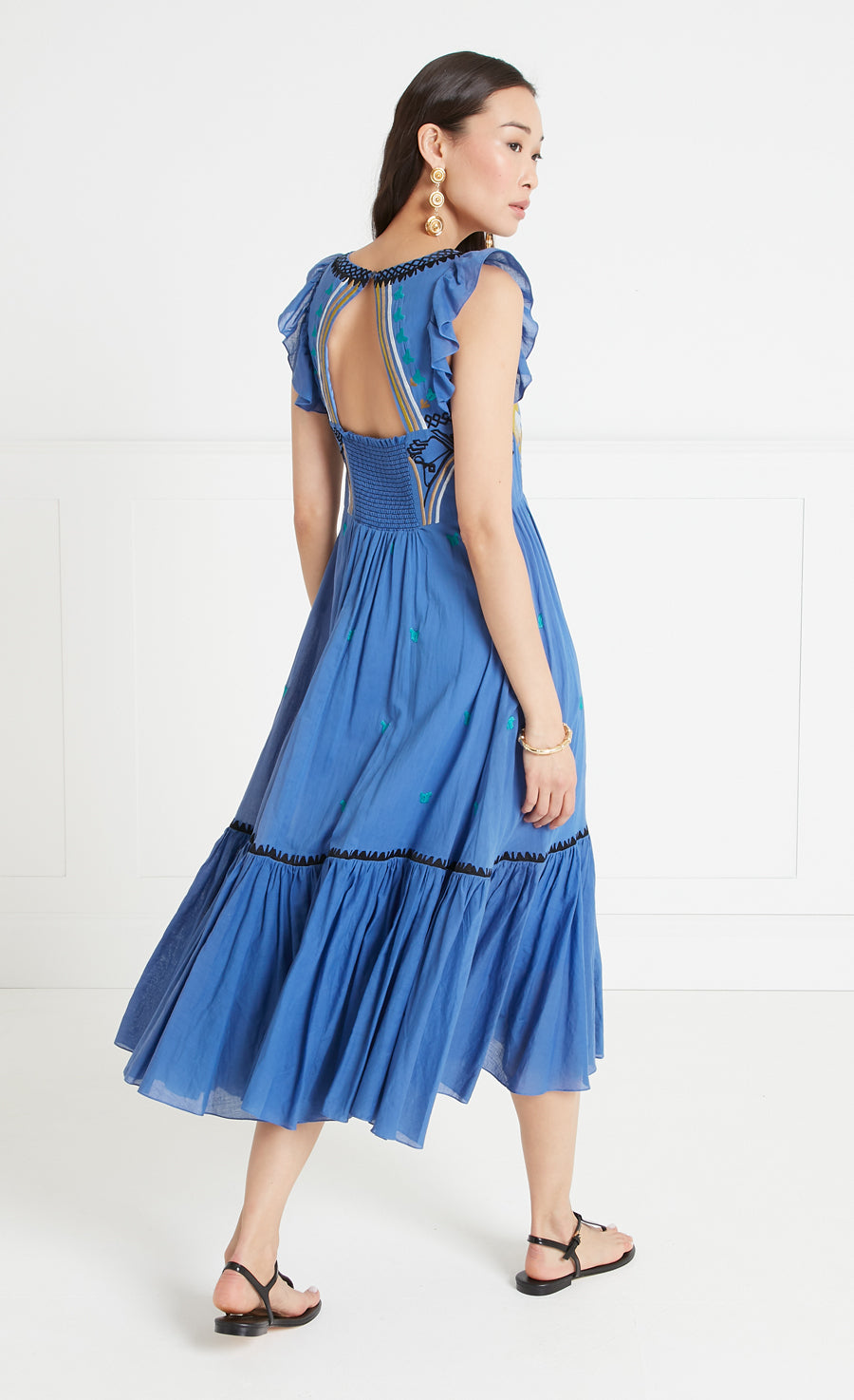 Florentine Dress - Dazzling Blue