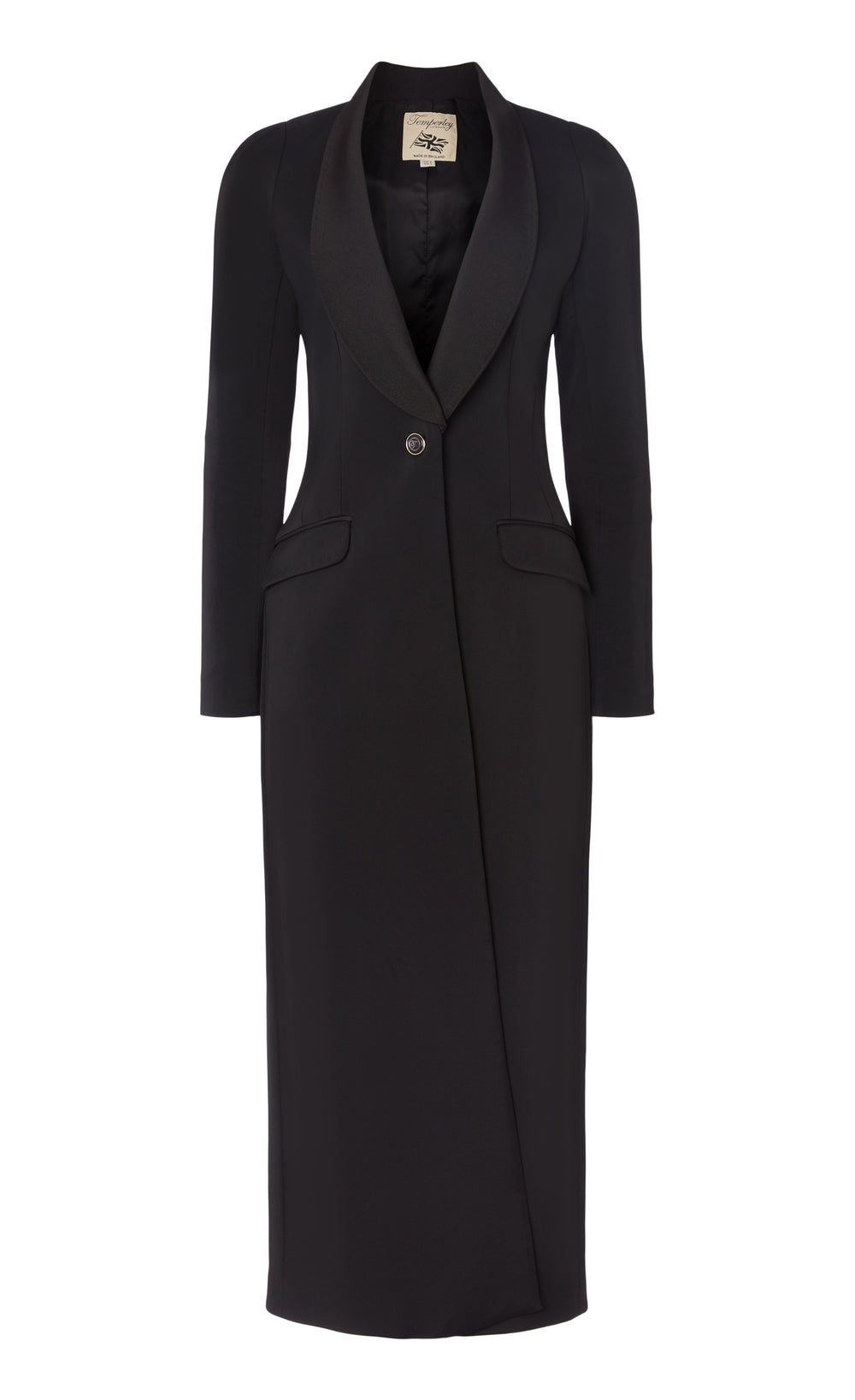 Enzo Long Coat - Black