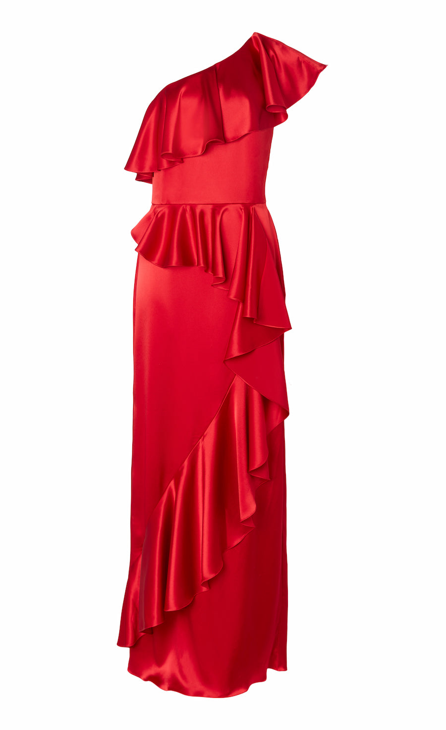 Temperley London Red Silk Dress US size on sale 6