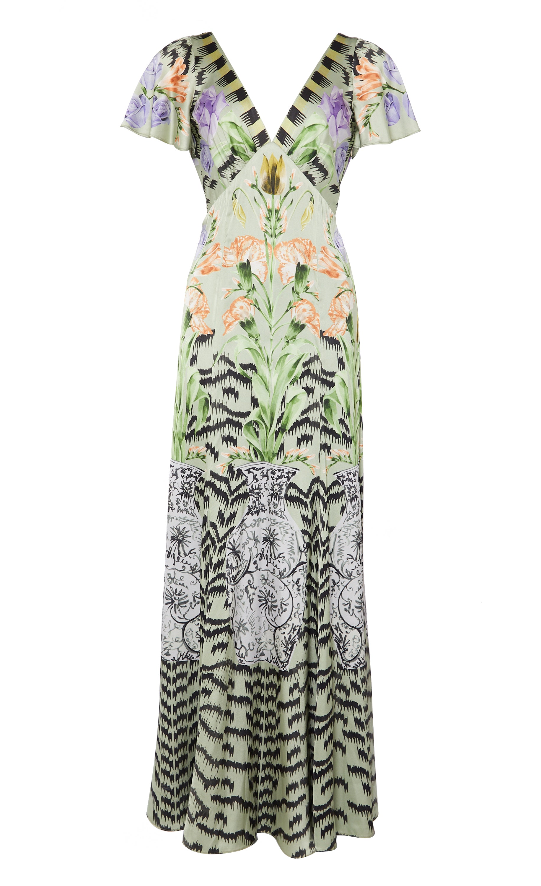 Cleo Gown - Silt Green