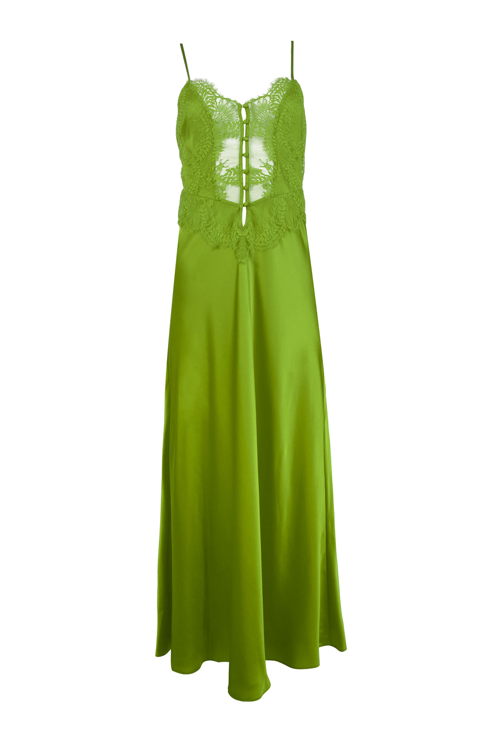 Thalia Slip Dress - Green