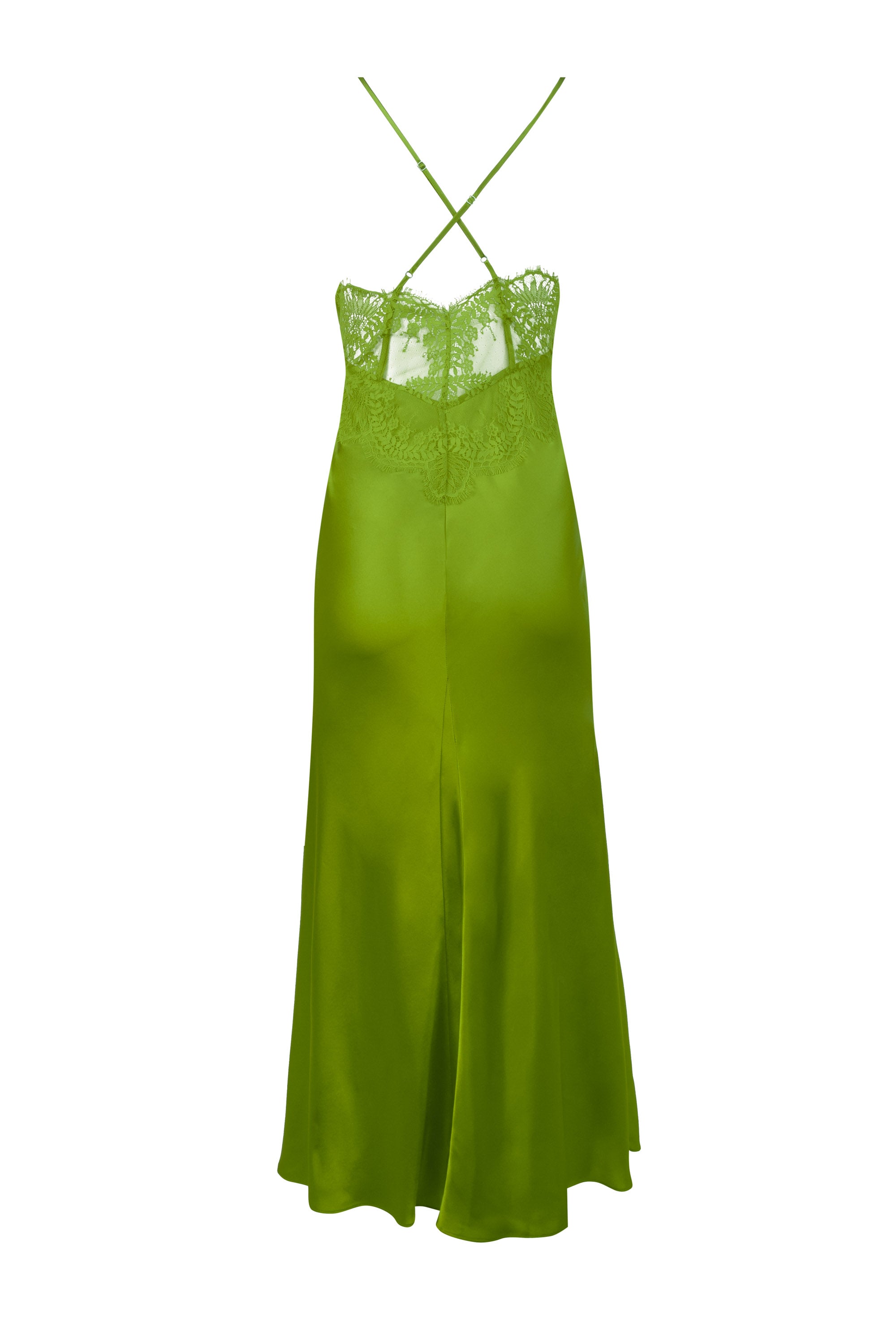 Thalia Slip Dress - Green