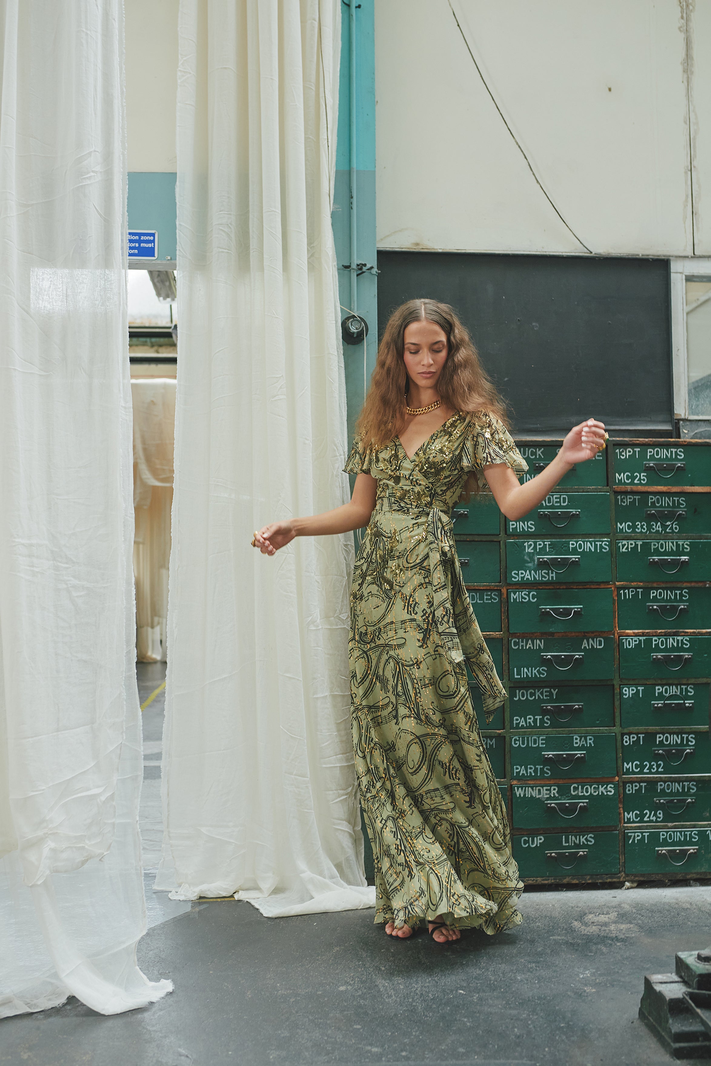 Temperley london green clearance dress